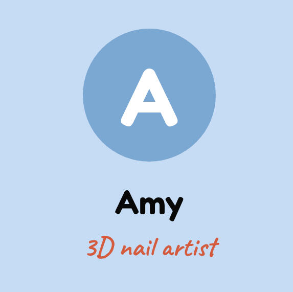 Amy, 3D nail artist
